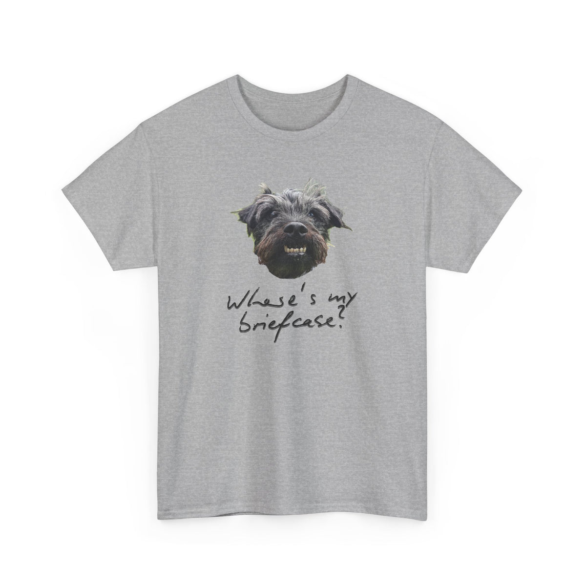 Ted The Dog Tee - Where’s My Briefcase? - Gone Fishing