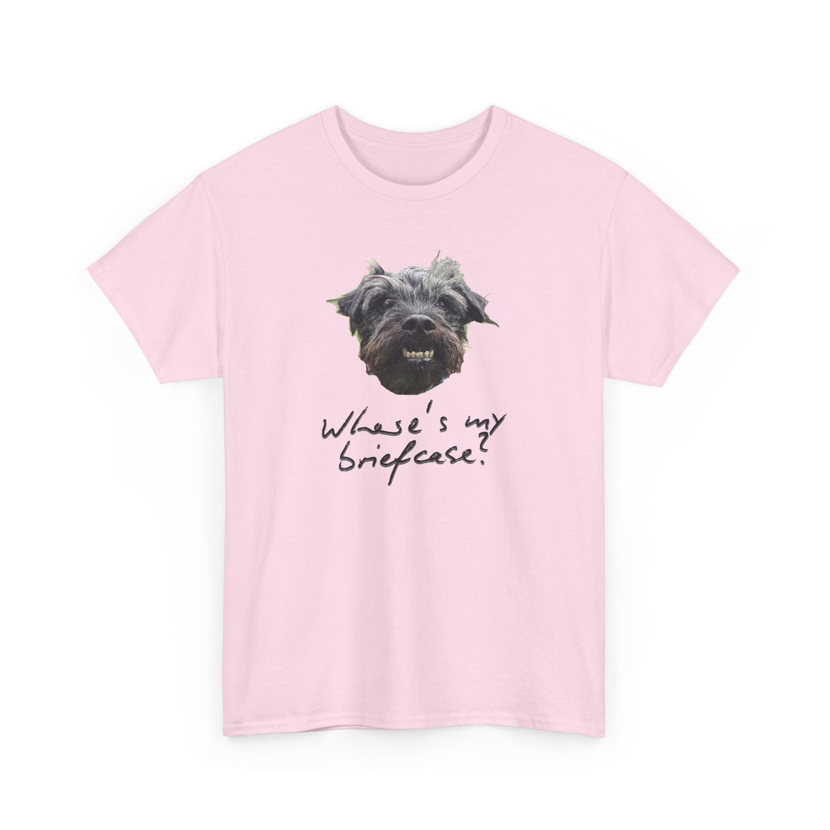 Ted The Dog Tee - Where’s My Briefcase? - Gone Fishing