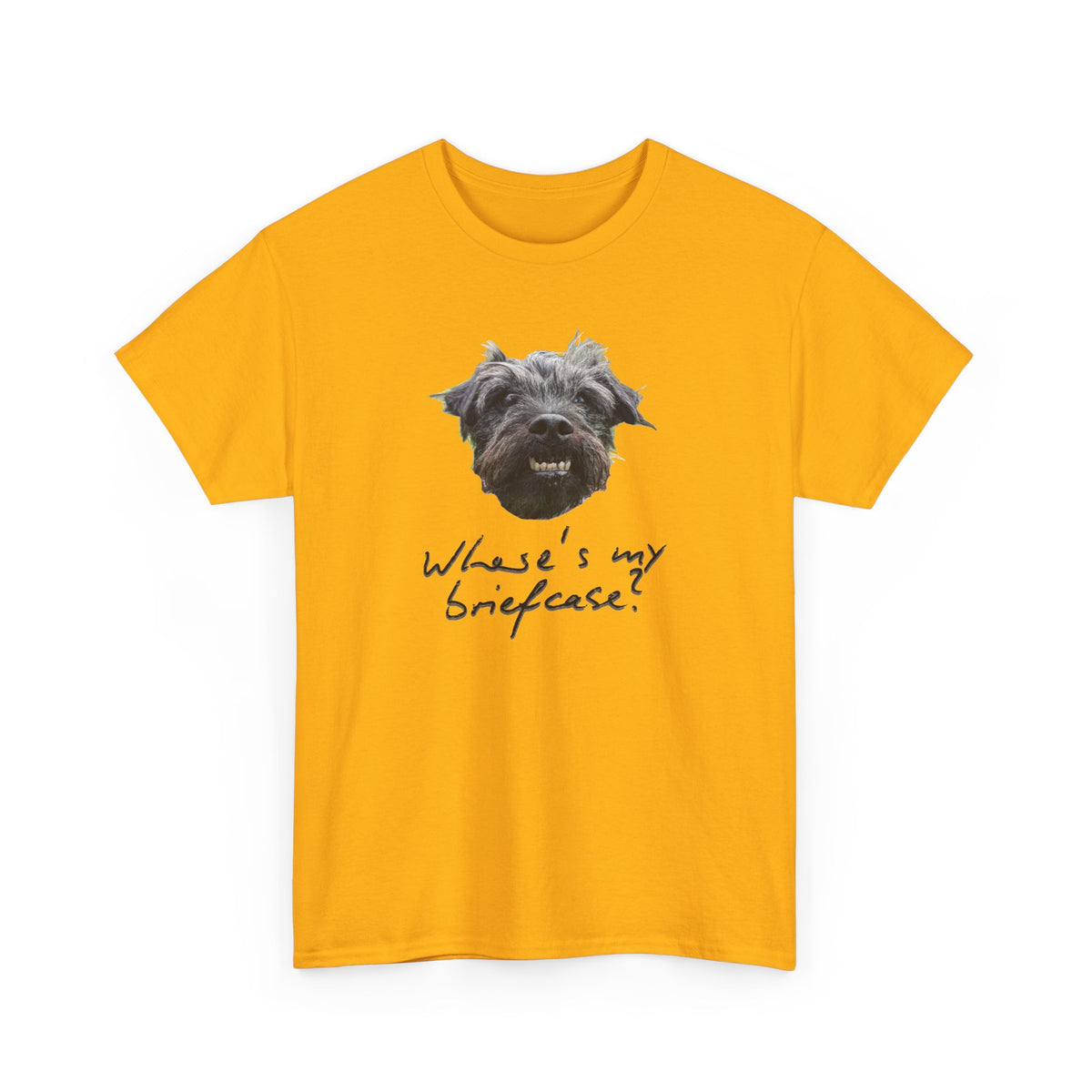 Ted The Dog Tee - Where’s My Briefcase? - Gone Fishing