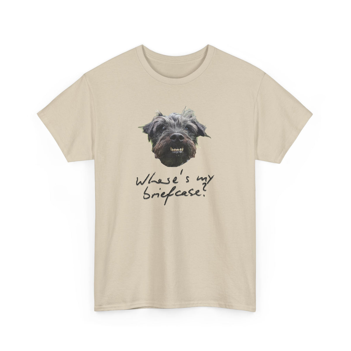 Ted The Dog Tee - Where’s My Briefcase? - Gone Fishing