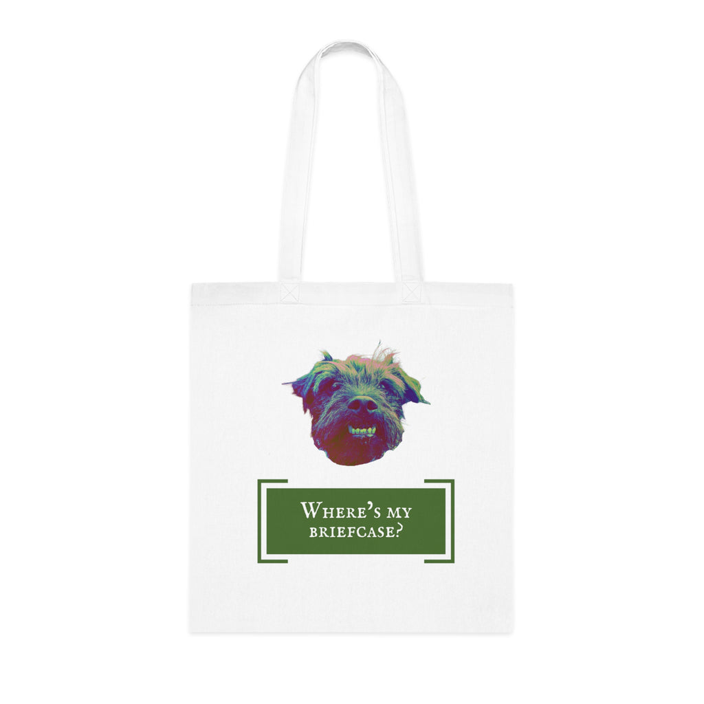 Ted The Dog Where’s My Briefcase? - Gone Fishing Tote Bag