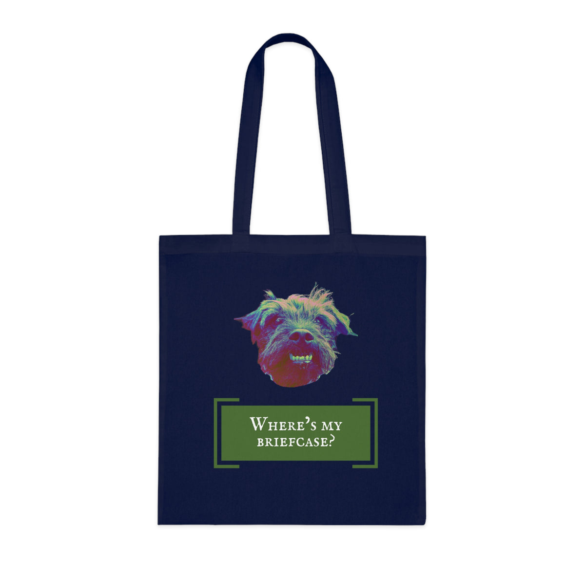 Ted The Dog Where’s My Briefcase? - Gone Fishing Tote Bag