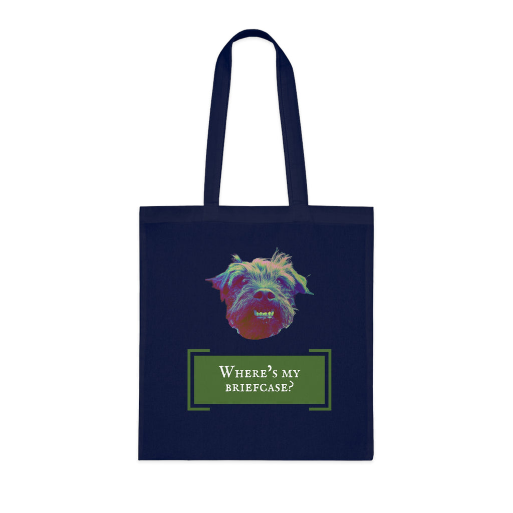 Ted The Dog Where’s My Briefcase? - Gone Fishing Tote Bag