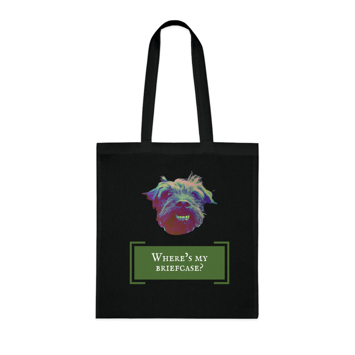 Ted The Dog Where’s My Briefcase? - Gone Fishing Tote Bag