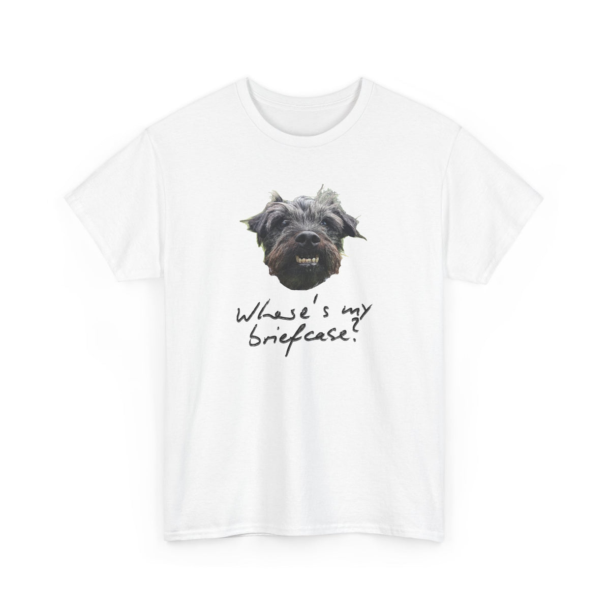 Ted The Dog Tee - Where’s My Briefcase? - Gone Fishing