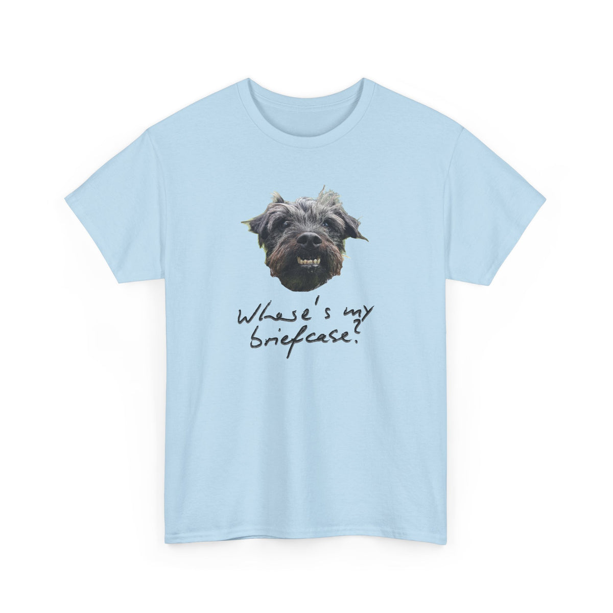 Ted The Dog Tee - Where’s My Briefcase? - Gone Fishing